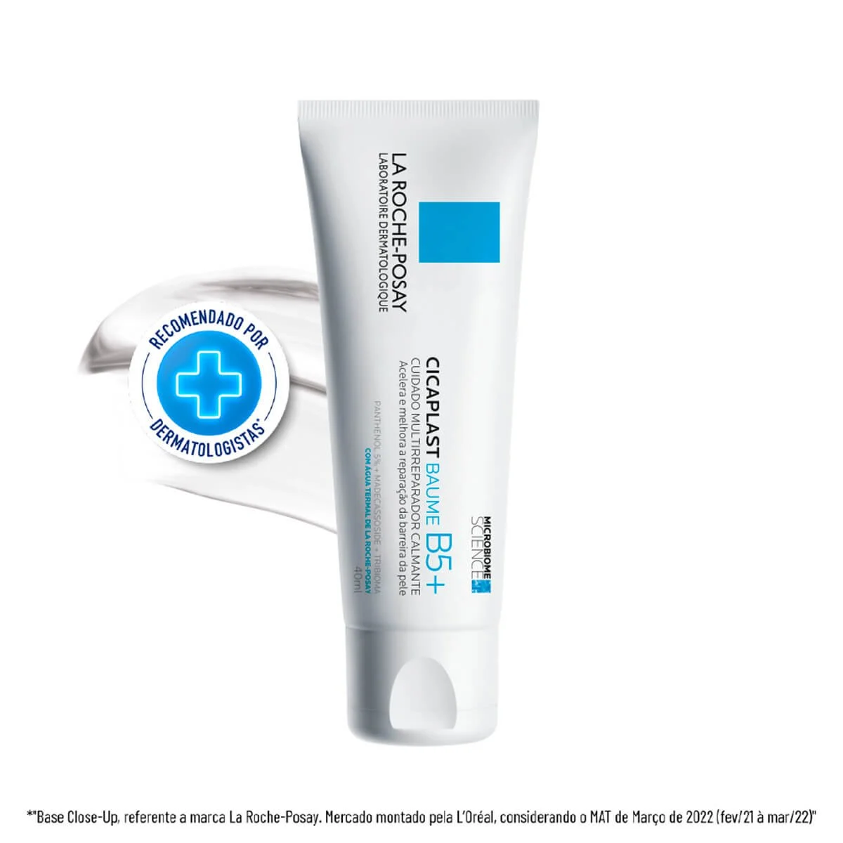 La Roche-Posay Cicaplast Baume B5+ embalagem oficial do bálsamo reparador multirreparador para pele sensibilizada.